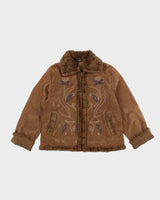 Vintage Y2k 00s Effect Embroidered Jacket - M