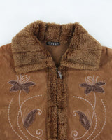 Vintage Y2k 00s Effect Embroidered Jacket - M