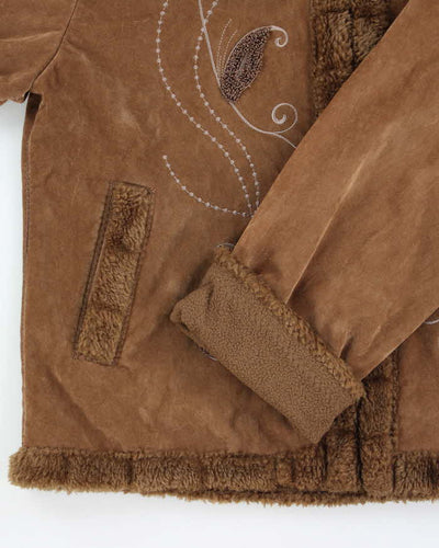 Vintage Y2k 00s Effect Embroidered Jacket - M