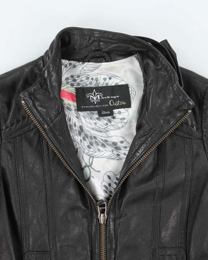 Vintage Y2k 00s Aritzia Leather Jacket - XS