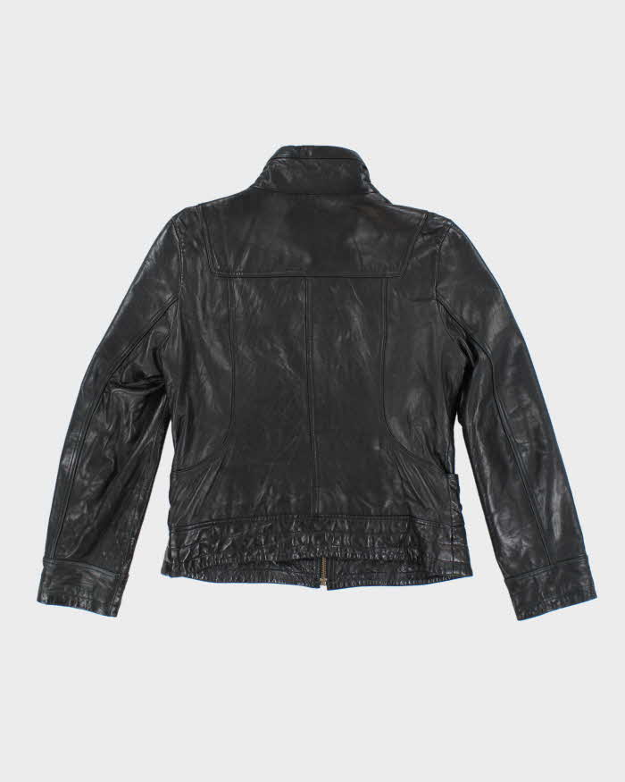 Vintage Y2k 00s Fushi Classic Leather Jacket - S