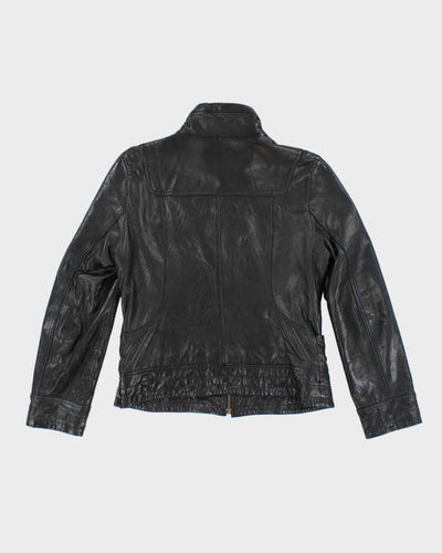 Vintage Y2k 00s Fushi Classic Leather Jacket - S
