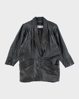 Vintage 80s Pierre Balman Leather Jacket - L