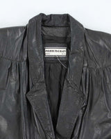 Vintage 80s Pierre Balman Leather Jacket - L