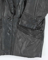 Vintage 80s Pierre Balman Leather Jacket - L