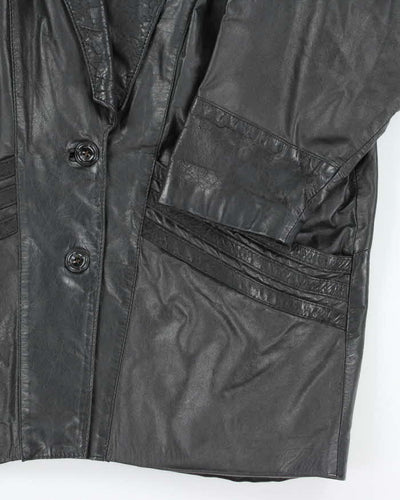 Vintage 80s Pierre Balman Leather Jacket - L