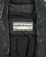 Vintage 80s Pierre Balman Leather Jacket - L