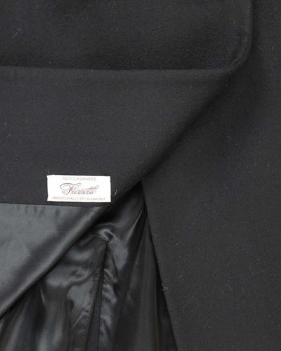 Vintage Cashmere Double Breasted Coat - L
