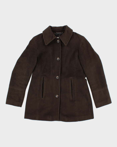 Vintage Women's Calvin Klein Wool Blend Button Up Jacket - S