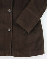 Vintage Women's Calvin Klein Wool Blend Button Up Jacket - S