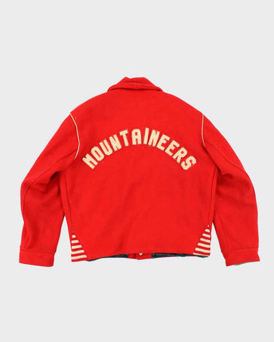 Vintage 60's Mountaineers Varsity Style Wool Jacket - M