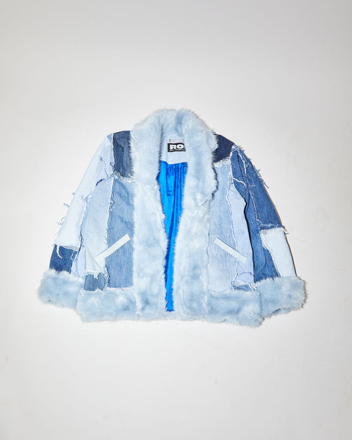 Rokit Originals Phoebe Patchwork Denim Jacket - S/M