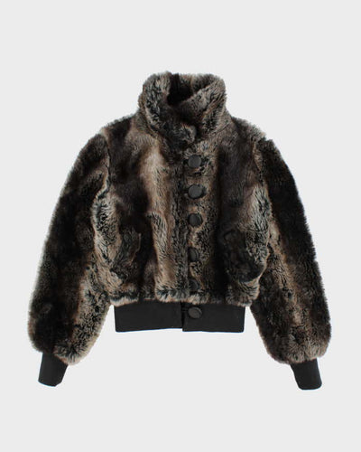 Vintage Y2k 00s Baby Phat Faux Fur Jacket - M