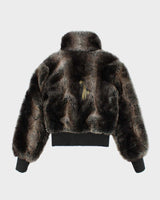 Vintage Y2k 00s Baby Phat Faux Fur Jacket - M