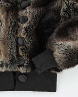 Vintage Y2k 00s Baby Phat Faux Fur Jacket - M