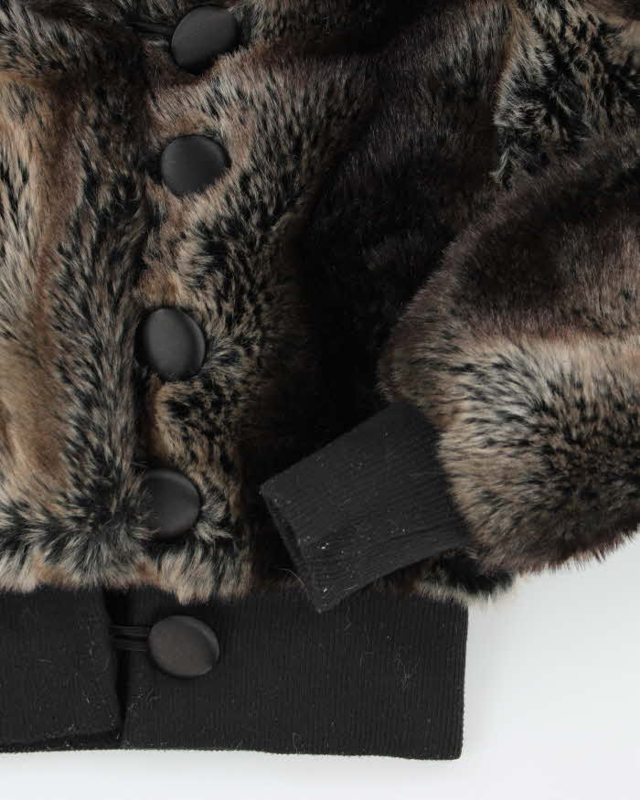 Vintage Y2k 00s Baby Phat Faux Fur Jacket - M