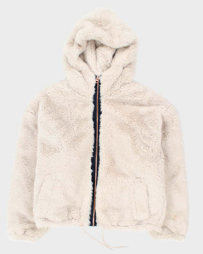 Vintage Y2k 00s Lucky Brand Faux Fur Jacket - M