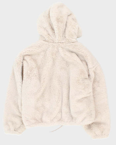 Vintage Y2k 00s Lucky Brand Faux Fur Jacket - M