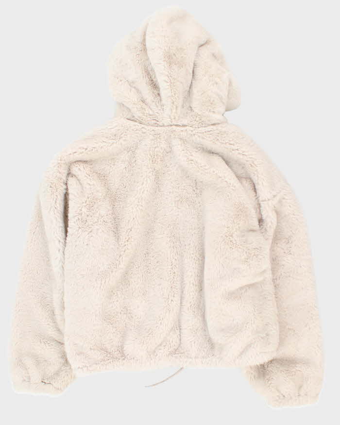 Vintage Y2k 00s Lucky Brand Faux Fur Jacket - M