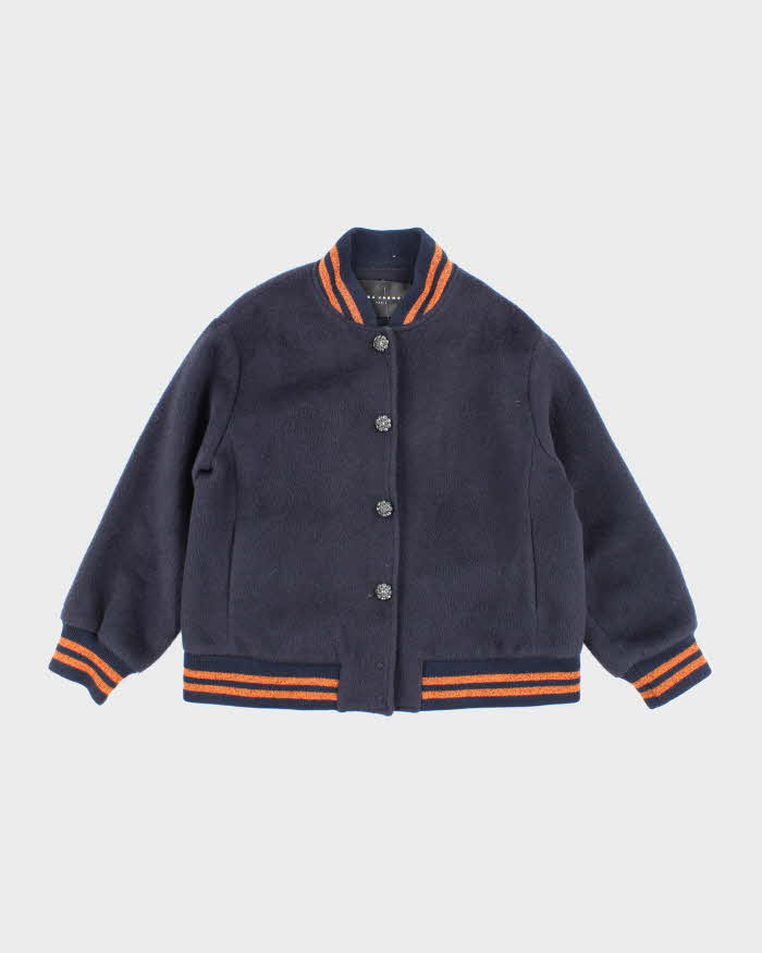 Tara Jarmon Wool &amp; Mohair Blend Bomber Jacket - XL