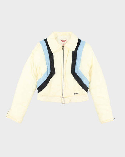 Vintage 80s Guess Yellow Padded Jacket - S