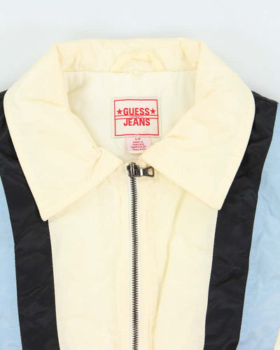 Vintage 80s Guess Yellow Padded Jacket - S