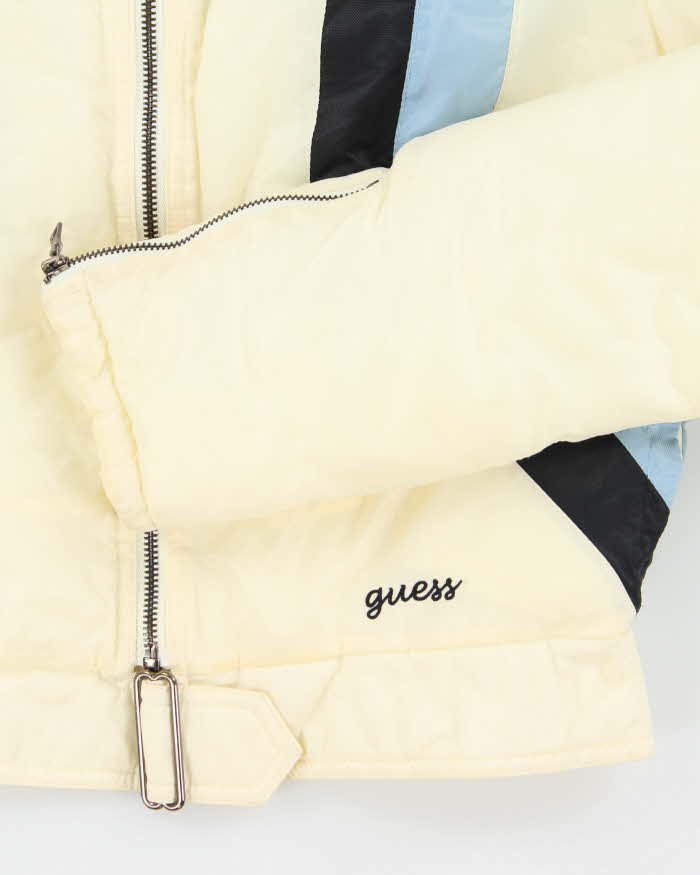 Vintage 80s Guess Yellow Padded Jacket - S