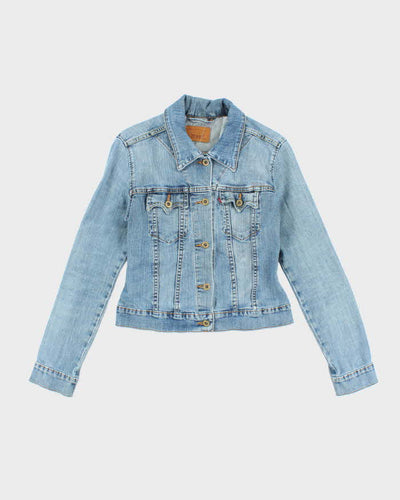 Vintage Women's Levi's Light Wash Denim Jacket - S