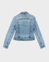 Vintage Women's Levi's Light Wash Denim Jacket - S