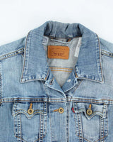Vintage Women's Levi's Light Wash Denim Jacket - S