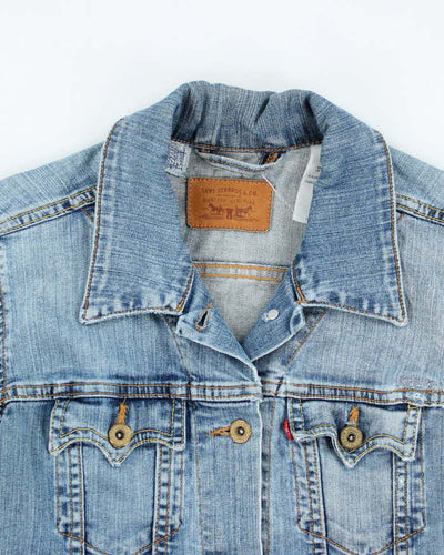 Vintage Women's Levi's Light Wash Denim Jacket - S