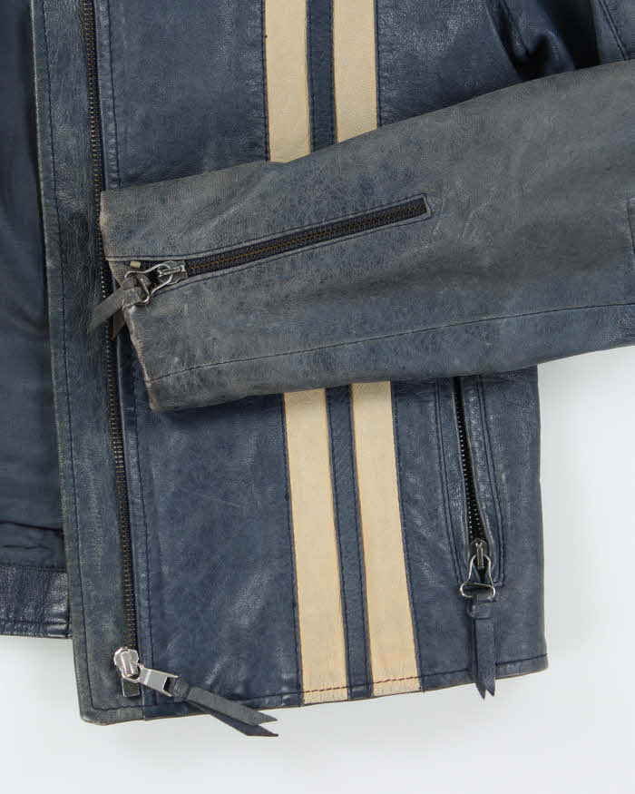 Vintage Y2k 00s Dolce &amp; Gabbana Leather Jacket - S