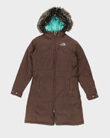 Vintage Women's The North Face Insulated Fur Collar Parka Jacket - XS