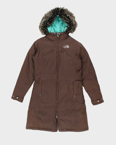 Vintage Women's The North Face Insulated Fur Collar Parka Jacket - XS