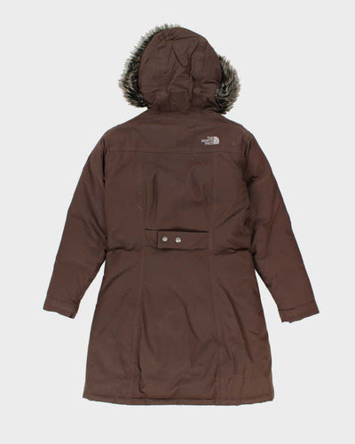 Vintage Women's The North Face Insulated Fur Collar Parka Jacket - XS