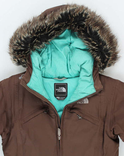 Vintage Women's The North Face Insulated Fur Collar Parka Jacket - XS