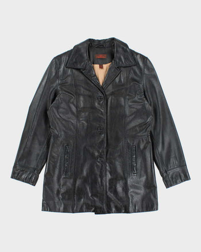 Vintage 90's Women's Danier Leather Blazer Jacket - M