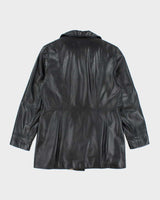 Vintage 90's Women's Danier Leather Blazer Jacket - M