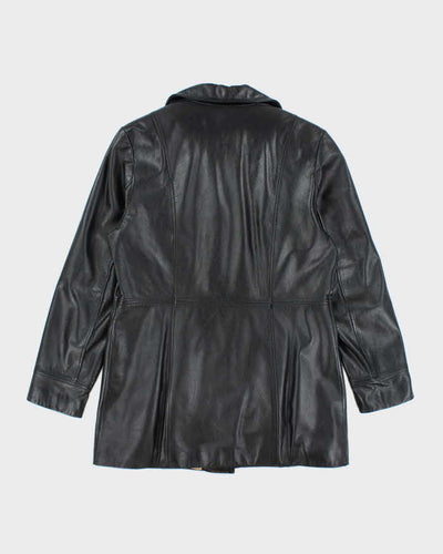 Vintage 90's Women's Danier Leather Blazer Jacket - M
