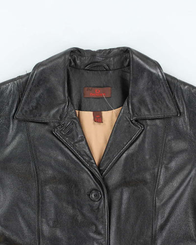 Vintage 90's Women's Danier Leather Blazer Jacket - M