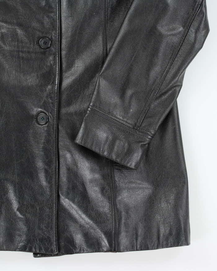 Vintage 90's Women's Danier Leather Blazer Jacket - M
