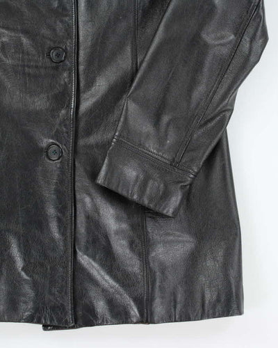 Vintage 90's Women's Danier Leather Blazer Jacket - M