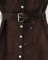 Vintage Tommy Hilfiger Suede Belted Jacket - S