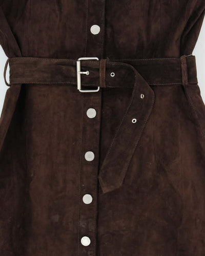 Vintage Tommy Hilfiger Suede Belted Jacket - S