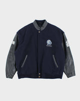 Vintage 90's Heavyweight American Football Leather Varsity Jacket - XL