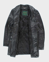 Vintage 90's Women's Danier Double Breasted Leather Jacket - M