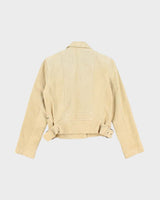 Vintage Y2k 00s Smartset Suede Biker Jacket - S