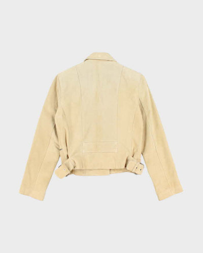 Vintage Y2k 00s Smartset Suede Biker Jacket - S