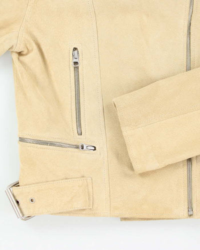 Vintage Y2k 00s Smartset Suede Biker Jacket - S