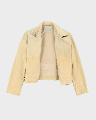 Vintage Y2k 00s Smartset Suede Biker Jacket - S